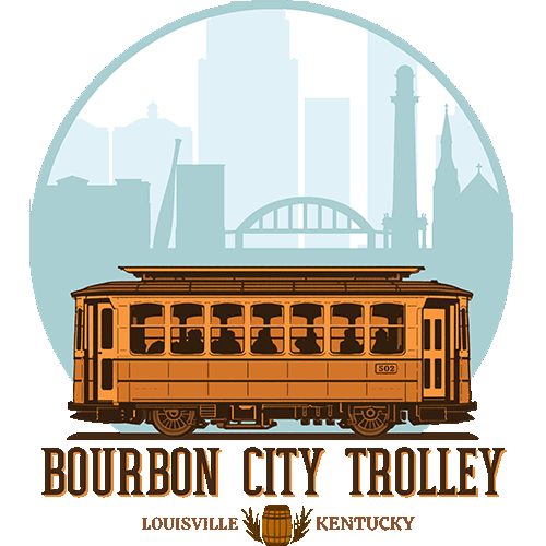 Bourbon City Trolley Logo