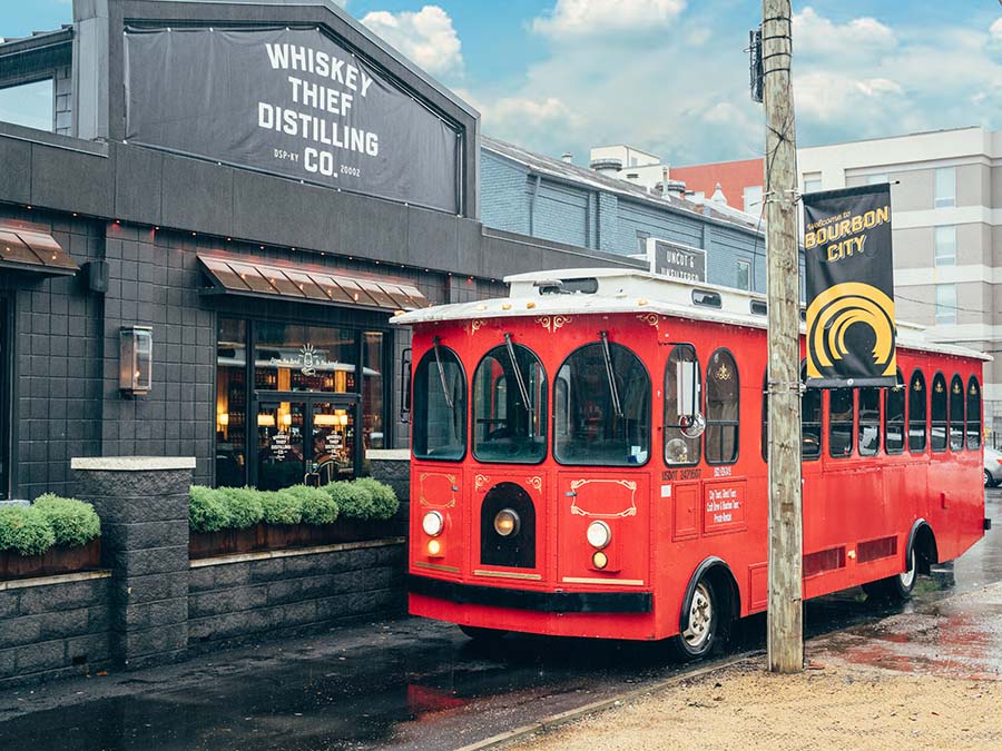 Bourbon City Trolley at Whiskey Thief in NuLu