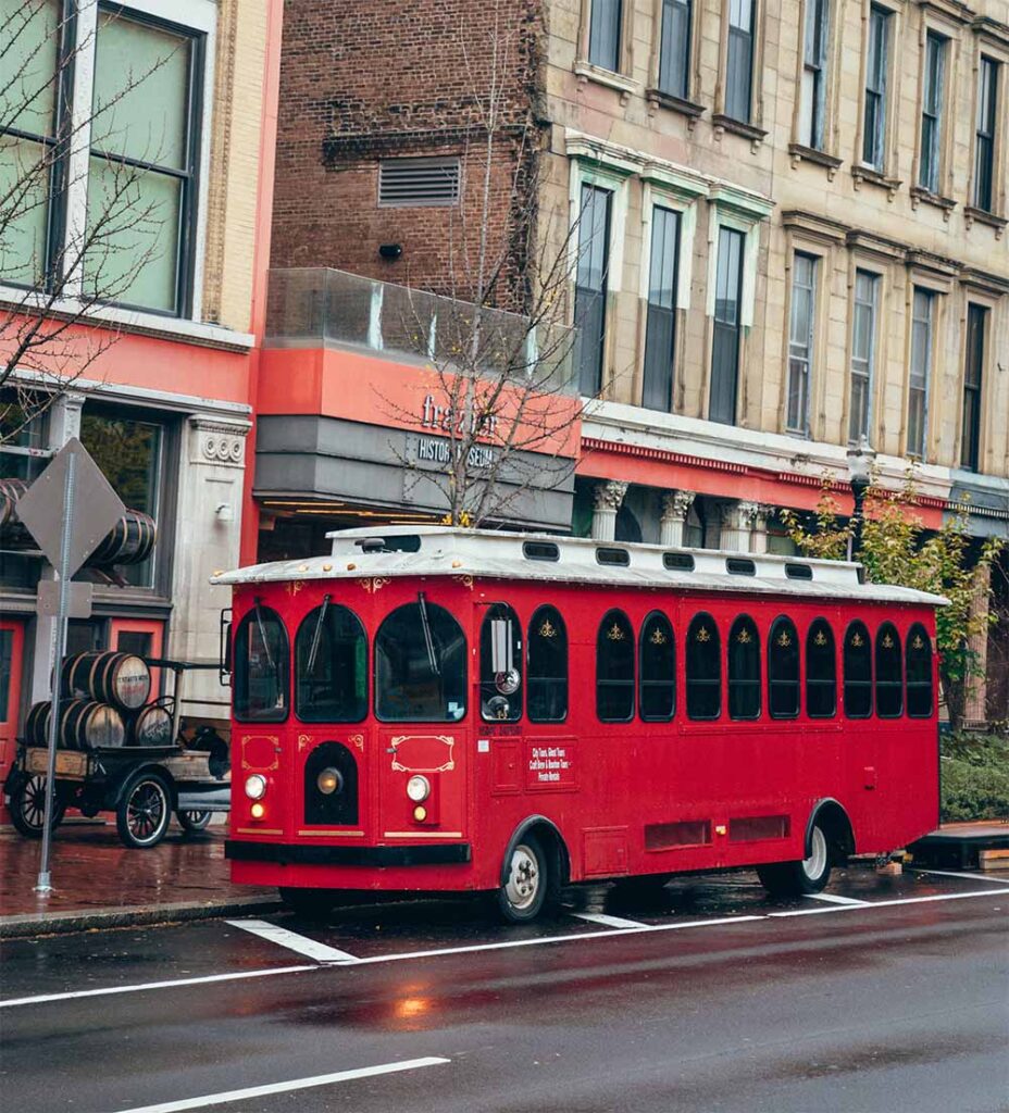 Bourbon City Trolley in Louisville Kentucky at the Frazier History Museum