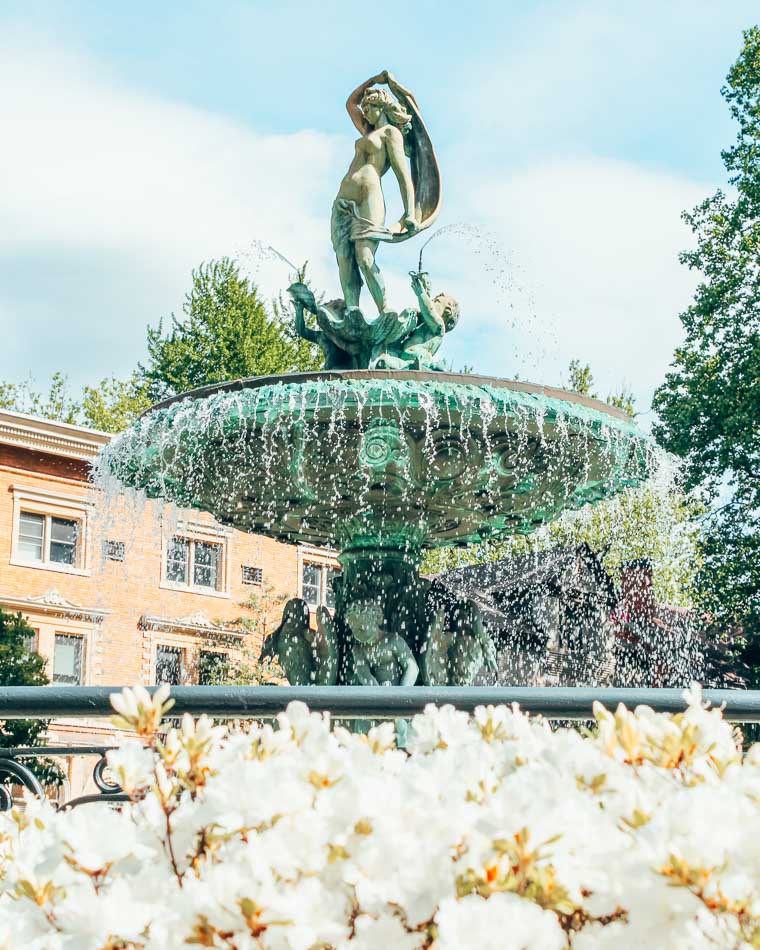 Fountain in Old Louisville, Louisville Kentucky